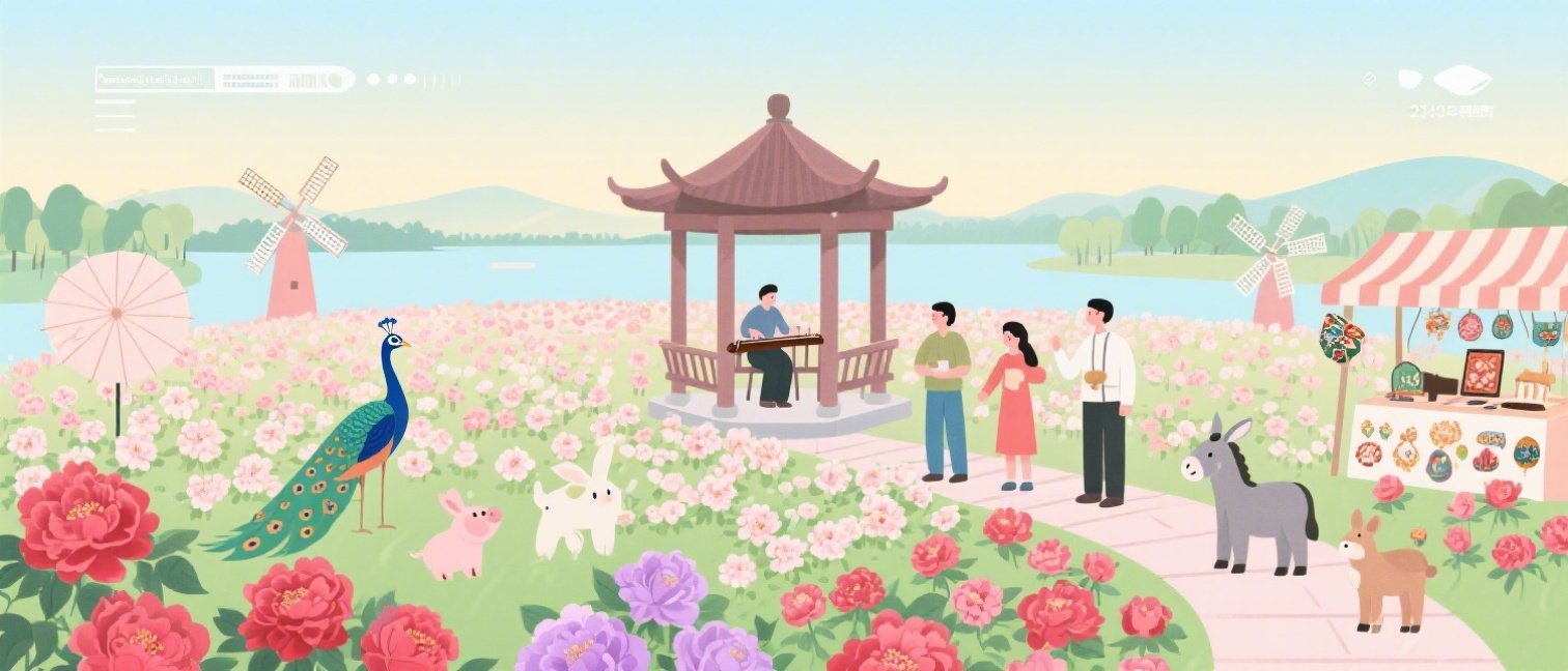 【摘要预览】淮北这场国色萌趣盛会,再不去就真错过了!-淮北南湖公园牡丹节4月22日截止!7万株牡丹盛放,与孔雀小香猪互动,还有国风市集演艺。春假学生8折,攻略已备好。 【摘要预览】淮北这场国色萌趣盛会,再不去就真错过了!-淮北南湖公园牡丹节4月22日截止!7万株牡丹盛放,与孔雀小香猪互动,还有国风市集演艺。春假学生8折,攻略已备好。