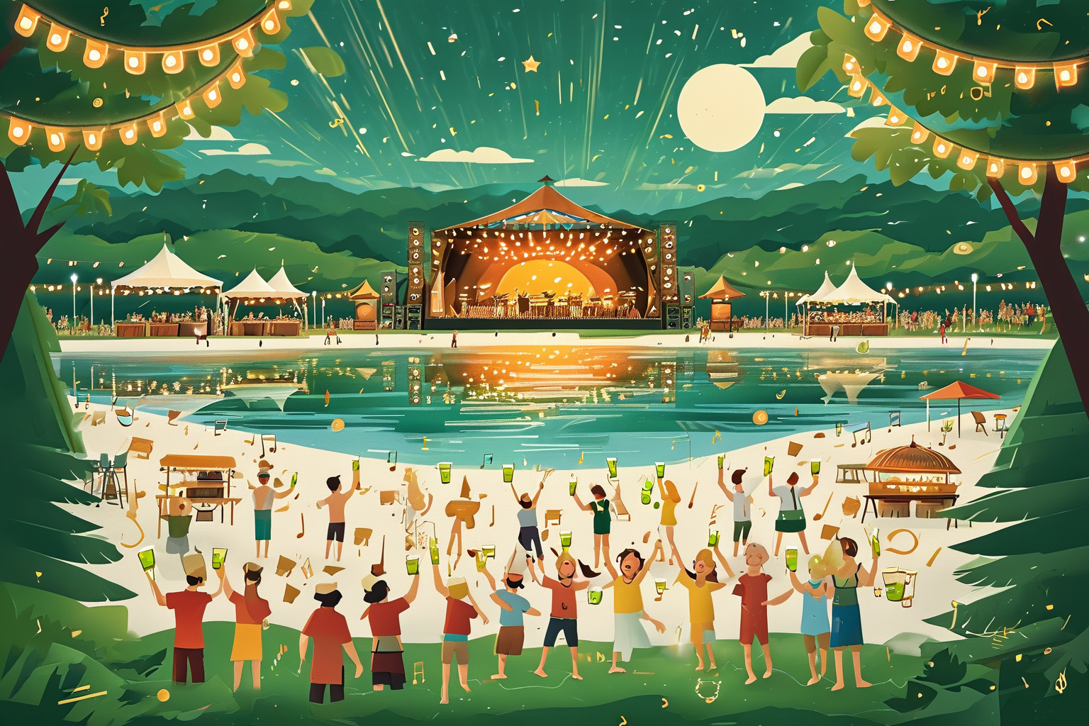 淮北人这10天的夏夜,凭什么让全城刷屏?-8月7日至16日,淮北绿金湖畔白沙滩、冰啤、Live舞台,连续10天狂欢点亮皖北夏夜。家门口解锁顶配快乐,这10天你在现场吗? 淮北人这10天的夏夜,凭什么让全城刷屏?-8月7日至16日,淮北绿金湖畔白沙滩、冰啤、Live舞台,连续10天狂欢点亮皖北夏夜。家门口解锁顶配快乐,这10天你在现场吗?